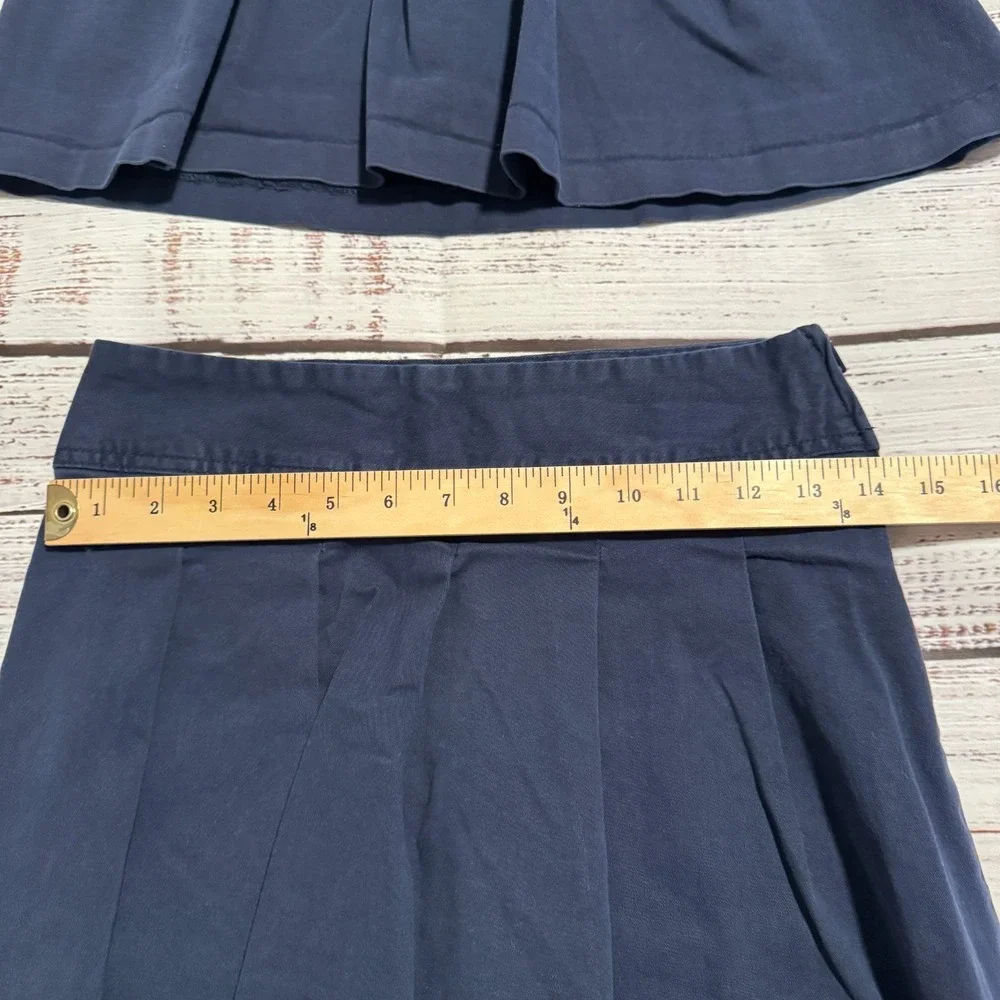 The Childrens Place Skorts Set Of 2 Blue School Uniform Skirt Girls‎ Size 12